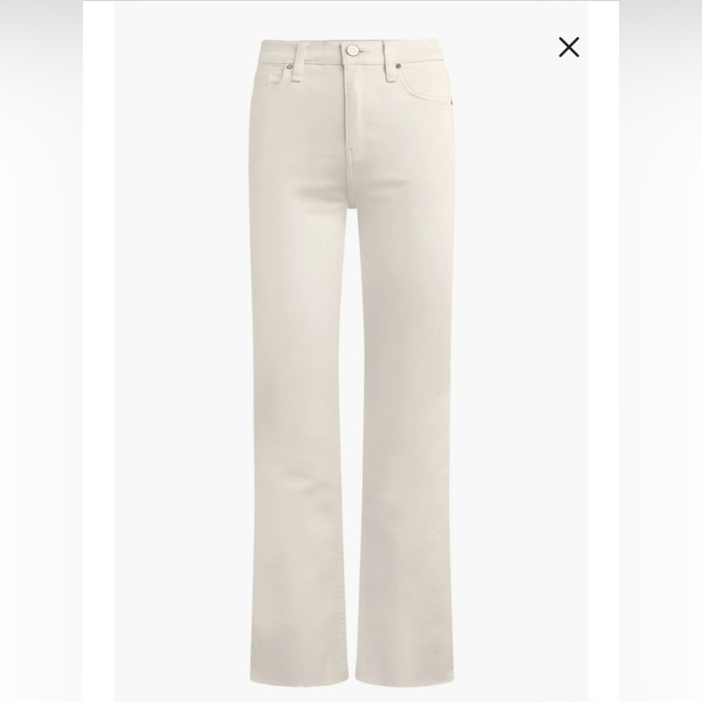 Hudson Cream Ankle Jeans